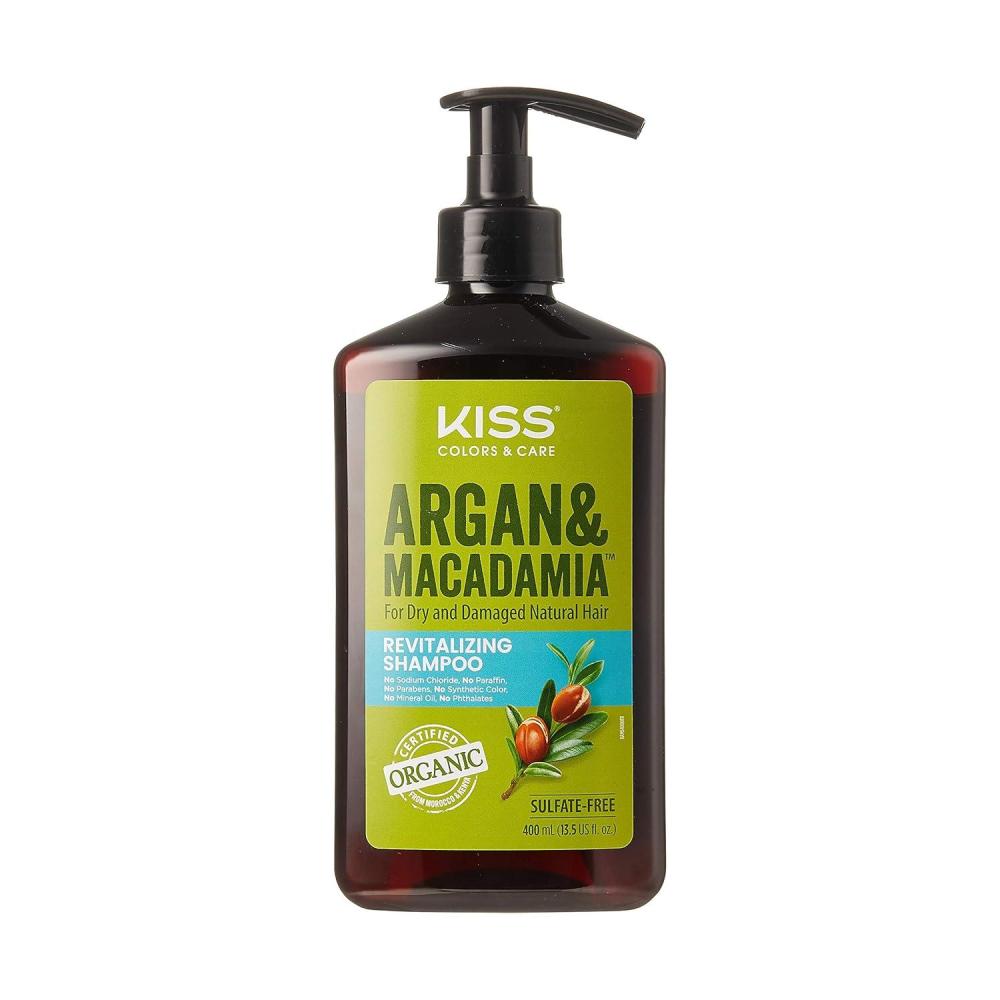 imageKISS Color ampamp Care Argan ampamp Macadamia For Dry and Damaged Natural Hair Shampoo 135 fl oz 400 mL