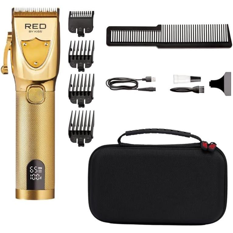 imageRED by Kiss Cordless Hair Clippers ampamp Grooming Portable Organizer Bag