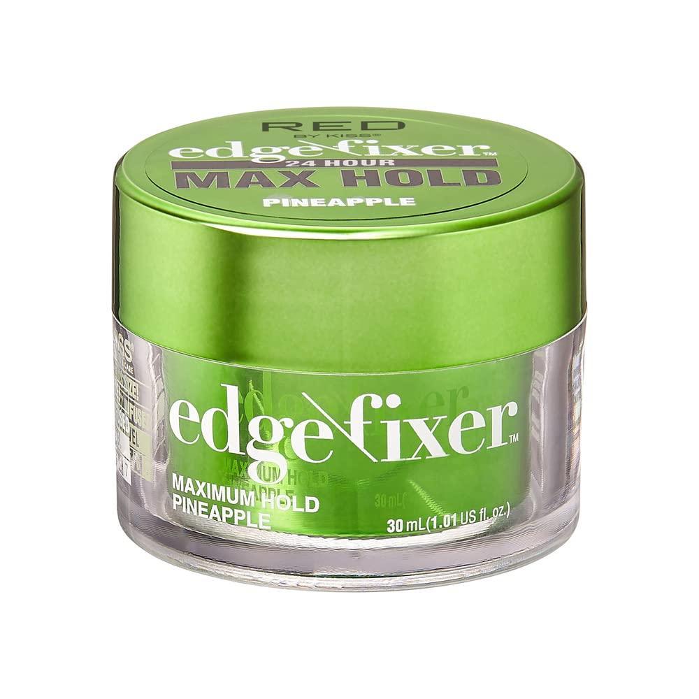 imageRed by Kiss Edge Fixer 24 Hour Maximum Hold Edge Wax No Flaking Biotin B7 Infused Hair Gel 101 flozPineapple