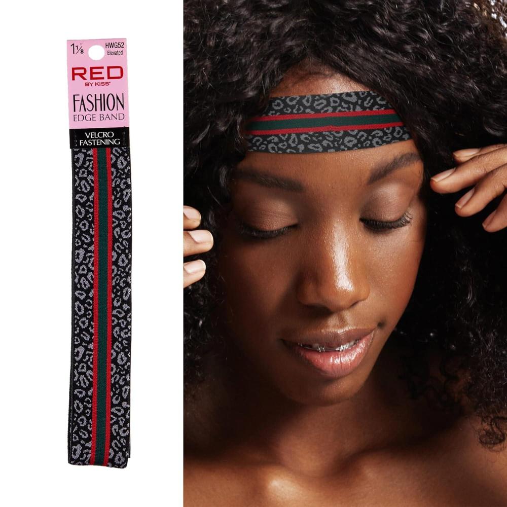 imageRed by Kiss Fashion Lace Melting Elastic Band for Wigs and Edge Laying Perfect fit during all activity Keep Baby Hairs in Place Regular 118quotElevated