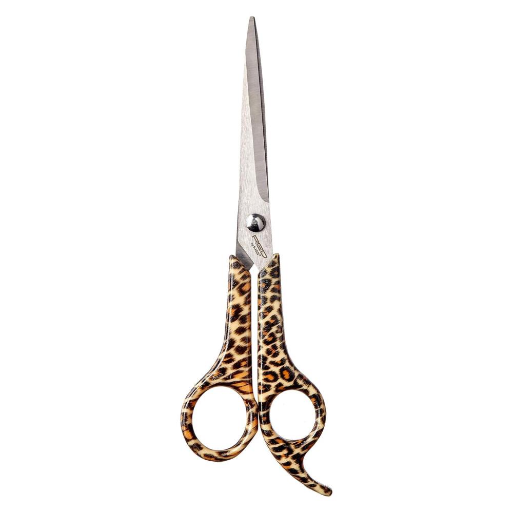 imageRed by Kiss Premium Hair Shear 100 Stainless Steel Scissors Premium 65quot Razor Sharp Edge Blade Comfort Grip with Finger Rest75