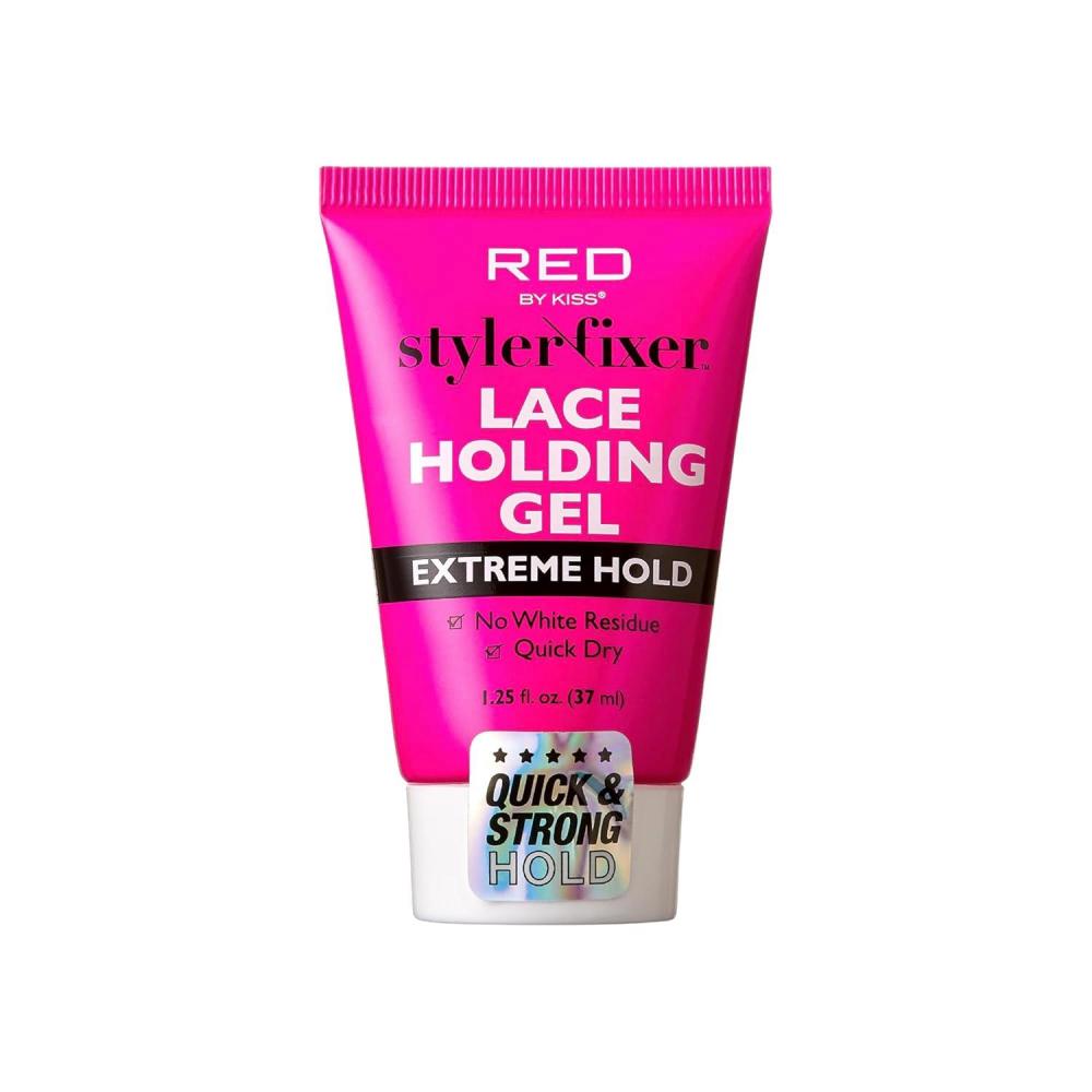 imageRed by Kiss Styler Fixer Lace Holding Gel Long Lasting 72Hr Wear QuickDry Formula for Seamless Lace Application Scalp Protection ampamp Conditioning Ultimate Hold 125 Fl OzExtreme Hold