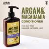 KISS Color & Care Argan & Macadamia For Dry and Damaged Natural Hair Shampoo & Conditioner Value Set
