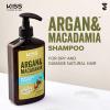 KISS Color & Care Argan & Macadamia For Dry and Damaged Natural Hair Shampoo & Conditioner Value Set