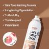 RED By Kiss Lace Tinting Spray, Quick Dry & Skin Tone Matching for Lace Wig, Transfer-proof, No Smudging, Long Lasting, Precision Control with Pointed Nozzle, Peach Scent(Medium Brown)