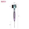 RED by Kiss Chrome Edge Brush Bacteria Free Sterilized Boar Bristles Hair Styling Brush Comb(Pin Tail)