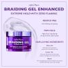 Red by Kiss Braiding Gel Extreme Hold Styler Fixer for Box Braids & Cornrows, Hydrating, Conditioning, Long-Lasting Frizz Control, 4C Moisturizing, Nourishing High Shine (1 fl. oz.)(Strawberry Acai)