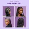Red by Kiss Braiding Gel Extreme Hold Styler Fixer for Box Braids & Cornrows, Hydrating, Conditioning, Long-Lasting Frizz Control, 4C Moisturizing, Nourishing High Shine (1 fl. oz.)(Strawberry Acai)