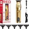 Red by Kiss Cordless Hair & Beard Trimmer & Grooming Portable Organizer Bag