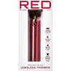 Red by Kiss Cordless Trimmer (Metalic Red) and Men Grooming Pouch