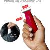 Red by Kiss Mini Cordless Hair Clipper & Grooming Organizer Bag