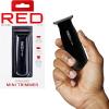 Red by Kiss Mini Cordless Hair Clipper & Grooming Portable Organizer Bag