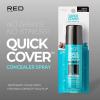 Red by Kiss Quick Cover Root Touch-Up Spray, Waterproof & Smudge-Proof Gray Coverage, Quick-Dry Formula with Jojoba Oil, Lightweight & Travel-Friendly (Medium Brown, 2oz)(Darkest Brown)