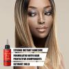 Red by Kiss Quick Dry Hair Bonding Glue, Professional Strong & Long-Lasting Weave Adhesive, Formaldehyde Free, Aloe Vera & Biotin Infused, Quick Weaving & Hair Extensions (8 fl.oz)(2 fl.oz)