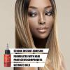Red by Kiss Quick Dry Hair Bonding Glue, Professional Strong & Long-Lasting Weave Adhesive, Formaldehyde Free, Aloe Vera & Biotin Infused, Quick Weaving & Hair Extensions (8 fl.oz)(1 fl.oz)