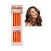 Red by Kiss Satin Flexi Heatless Curling Rods, Damage Free & Frizz Free No Heat Soft Curls, Silky Satin to Prevent Breakage, Comfortable Pin-Free Styling, Gentle Rollers for All Hair Types(Orange)