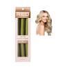Red by Kiss Satin Flexi Heatless Curling Rods, Damage Free & Frizz Free No Heat Soft Curls, Silky Satin to Prevent Breakage, Comfortable Pin-Free Styling, Gentle Rollers for All Hair Types(Green)