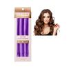 Red by Kiss Satin Flexi Heatless Curling Rods, Damage Free & Frizz Free No Heat Soft Curls, Silky Satin to Prevent Breakage, Comfortable Pin-Free Styling, Gentle Rollers for All Hair Types(Purple)