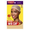 Red by Kiss Stocking Wig Cap, One Size, 3 PACK (Beige)(Beige)