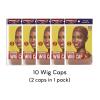 Red by Kiss Stocking Wig Caps – 10PCS Natural Brown