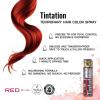 Red by Kiss Tintation Temporary Hair Color Spray 2.82oz, Quick-Dry & Smudge-Proof, Vivid Color Washable Hair Dye, Styling Spray Cosplay Halloween Birthday Party Festival (Burgundy)