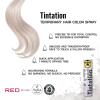 Red by Kiss Tintation Temporary Hair Color Spray 2.82oz, Quick-Dry & Smudge-Proof, Vivid Color Washable Hair Dye, Styling Spray Cosplay Halloween Birthday Party Festival (Phantom White)