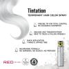 Red by Kiss Tintation Temporary Hair Color Spray 2.82oz, Quick-Dry & Smudge-Proof, Vivid Color Washable Hair Dye, Styling Spray Cosplay Halloween Birthday Party Festival (Platinum Silver)