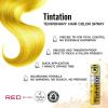Red by Kiss Tintation Temporary Hair Color Spray 2.82oz, Quick-Dry & Smudge-Proof, Vivid Color Washable Hair Dye, Styling Spray Cosplay Halloween Birthday Party Festival (Electric Yellow)