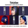 Red by Kiss Tintation Temporary Hair Color Spray 2.82oz, Quick-Dry & Smudge-Proof, Vivid Color Washable Hair Dye, Styling Spray Cosplay Halloween Birthday Party Festival (Blue Black)