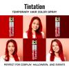 Red by Kiss Tintation Temporary Hair Color Spray 2.82oz, Quick-Dry & Smudge-Proof, Vivid Color Washable Hair Dye, Styling Spray Cosplay Halloween Birthday Party Festival (Crimson)
