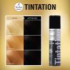 Red by Kiss Tintation Temporary Hair Color Spray, Instant Gray Root Touch Up Coverage, Water-Resistant & Smudge-Proof, Easy Wash Out, Barber & Hairline Touch-Up, Quick-Dry (Off Black, 2.82 oz)
