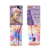 Red by Kiss Wide Silky Headwrap 7″ Extra Wide Turban Headbands 3 PACK (Black, Yellow, Pink)(Pink Leopard  Aztec  Tie Dye)