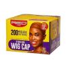 RED STOCKING WIG CAP, 200PCS Bulk Box Secures your hair, long lasting, stays in place, light, lightweight, breathable, wig comfortable (Beige)(Black  Dark Brown  or Natural Brown)