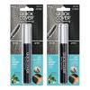 RED by KISS Quick Cover Root Touch Up Rescue (Jet Black 2 Pack), Mascara Natural Water-Resistant Temporary Gray Concealer Cover Up Brush for Hair Mustache & Beard, Formulated with Jojoba Oil