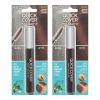 RED by KISS Quick Cover Root Touch Up Rescue (Natural Medium Brown 2 Pack) Mascara Natural Water-Resistant Temporary Gray Concealer Cover Up Brush for Hair Mustache & Beard, Formulated with Jojoba Oil