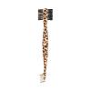 RED by Kiss Dual Edge Brush 3 in 1 Edge Brush Comb Soft and Hard Board Bristles (Leopard)(Leopard)