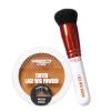 RED by Kiss Lace Wig Brush Tinted Powder Set – Matte Finish, Oil Control, Lightweight, Long-lasting, Mix & Match Shade Duo(Medium Brown Set)