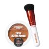 RED by Kiss Lace Wig Brush Tinted Powder Set – Matte Finish, Oil Control, Lightweight, Long-lasting, Mix & Match Shade Duo(Medium Dark Brown Set)