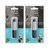 RED by Kiss Quick Cover Root Touch Up Stick, Water-Resistant Temporary Gray Hair Concealer with Brush for Roots and Beard, Long-Lasting Coverage, Easy Application (2 Pack, Black)(2 Pack  Black)