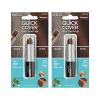 RED by Kiss Quick Cover Root Touch Up Stick, Water-Resistant Temporary Gray Hair Concealer with Brush for Roots and Beard, Long-Lasting Coverage, Easy Application (2 Pack, Black)(2 Pack   Mahogany)