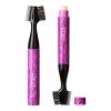 Red by Kiss Edge Brush With Fixer Wax 3 in 1 Control Styler, Boar Bristle Brush, Purple, for Women Styling(GRAPE)