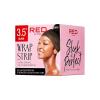 Red by Kiss Hair Wrapping Strip, Ultra Strong 2X Longer Stretch, 40 Strips, Suitable for Wet/Dry Hair, White, Styling Paper for Sleek Hairstyles (3.5″, Black, 1 PACK)(3.5″)
