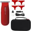 Red by Kiss Mini Cordless Hair Clipper & Grooming Organizer Bag