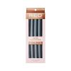 Red by Kiss Satin Flexi Heatless Curling Rods, Damage Free & Frizz Free No Heat Soft Curls, Silky Satin to Prevent Breakage, Comfortable Pin-Free Styling, Gentle Rollers for All Hair Types(Gray)