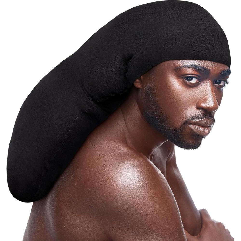 imageRed by Kiss Dreadlock Stocking Cap Secure Stretchy Fit for Long ampamp Locs Hair Soft ampamp Lightweight Breakage ampamp Lint ProtectionJumbo