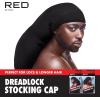 Red by Kiss Dreadlock Stocking Cap, Secure Stretchy Fit for Long & Locs Hair, Soft & Lightweight, Breakage & Lint Protection(Regular)