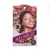 Red by Kiss Reversible Silky Satin Hair Cap Hair Bonnet with Wide Edge Double Wear Cap, Super Jumbo (Leopard)(Leopard)