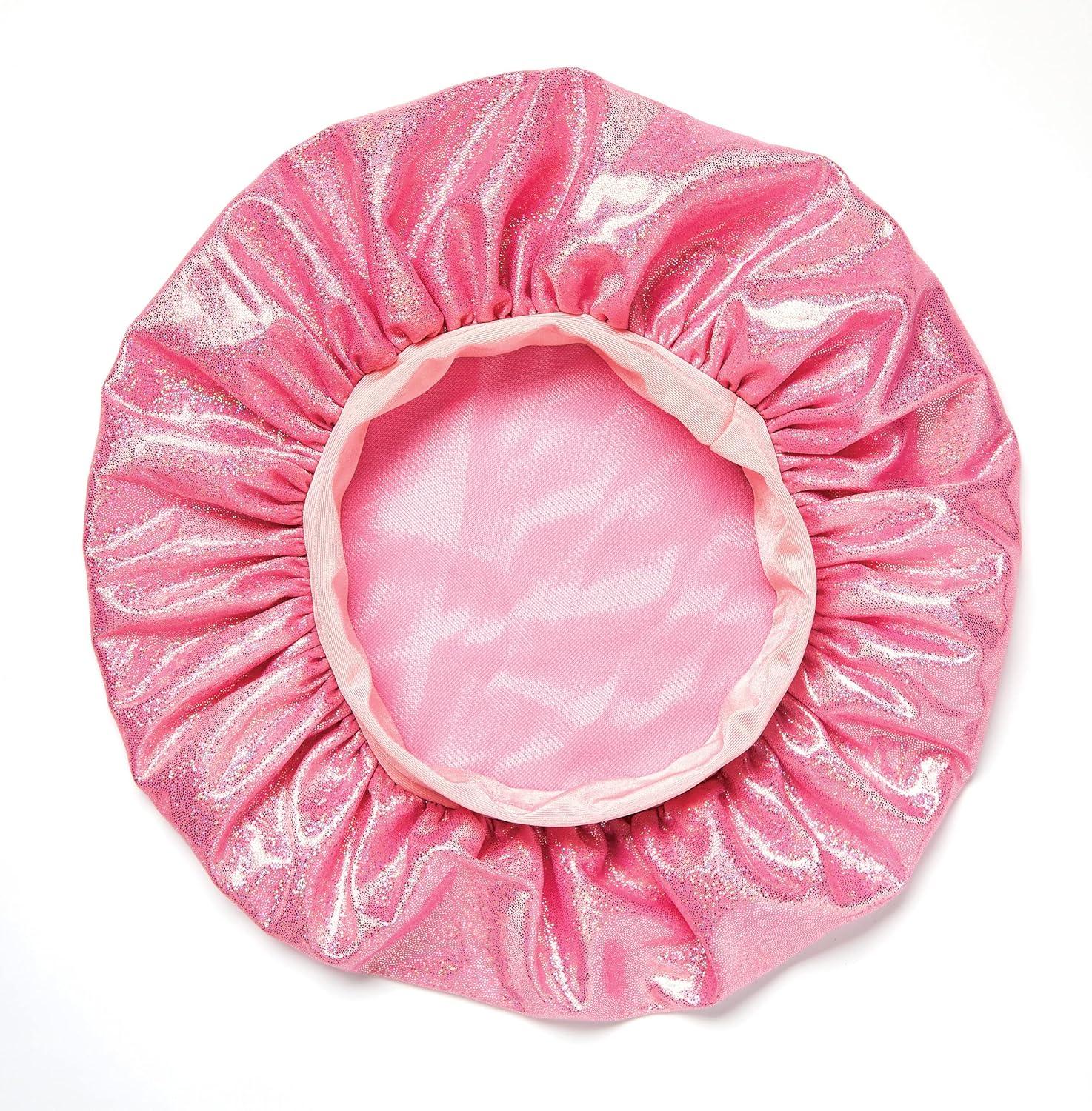 imageRed By Kiss Glitter Bonnet Premium Quality Sleeping Hair Bonnet Hair Cap Super Jumbo Black PearlPink