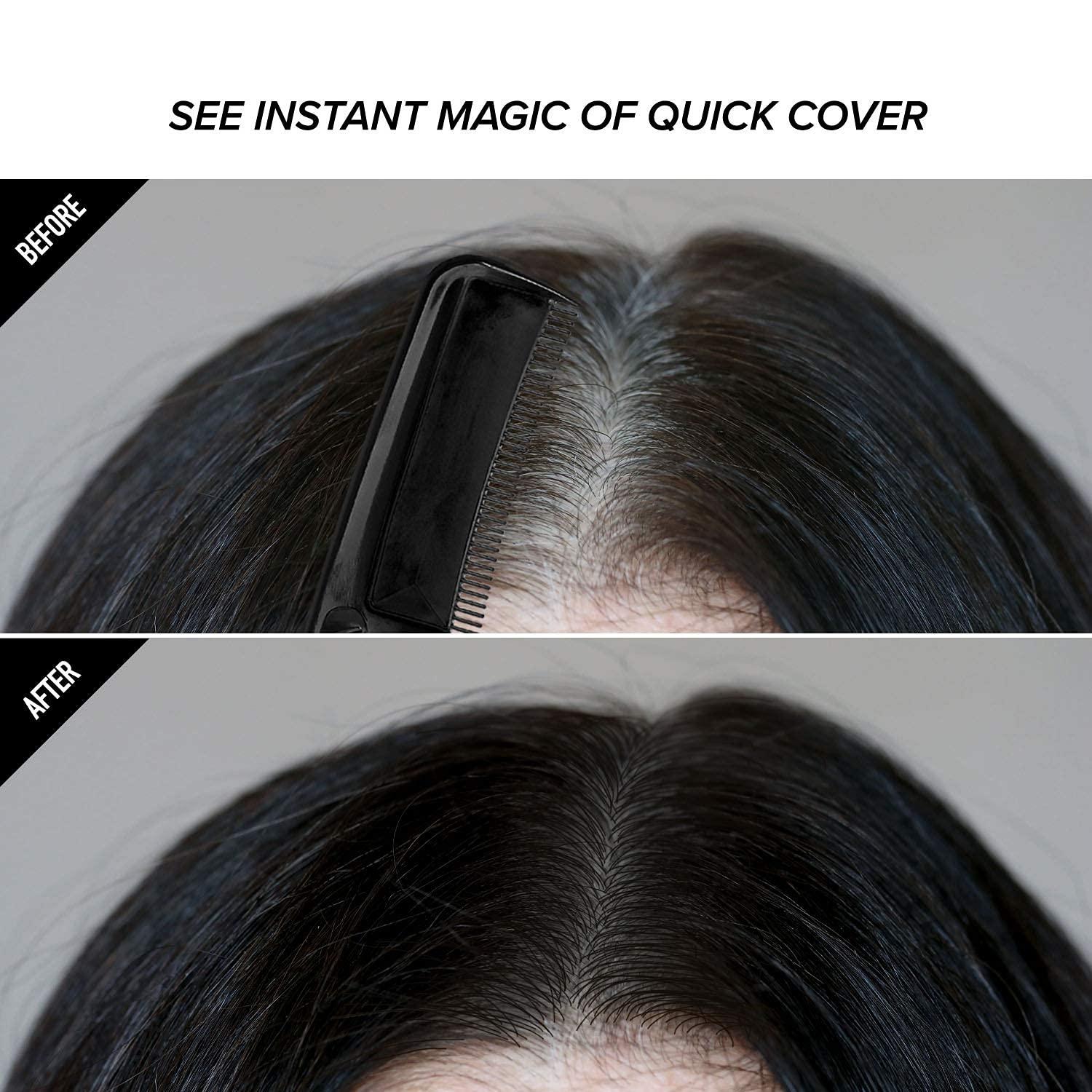 imageRed by Kiss Quick Cover Gray Hair Touch Up Comb Black CGC01 2 PACKS