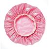Red By Kiss Glitter Bonnet Premium Quality Sleeping Hair Bonnet Hair Cap, Super Jumbo (Black Pearl)(Pink)